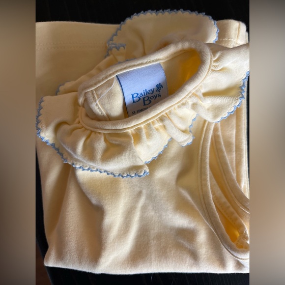 Yellow Ruffled Kids Top - Picture 10 of 10